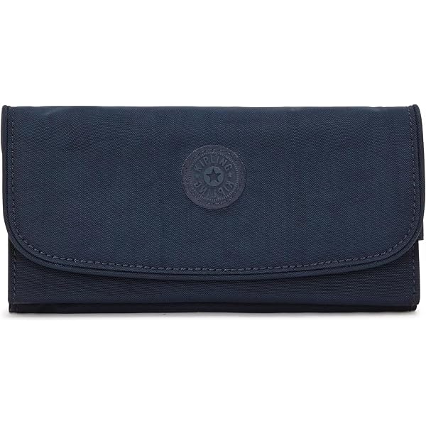Portefeuille Femme Kipling Money Land - Grand Modèle Avec Compartiments Organisés - Gris Invitant