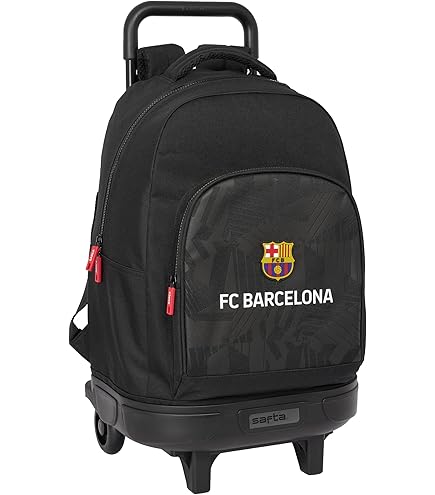 Carpeta Folio 3 Solapas Safta F.C. BARCELONA 2ª EQUIPACIÓN - Carpeta 4 Anillas De 35 Cm Con 100 Hojas A4, Ideal Para Niños De Diferentes Edades, Cómoda Y Versátil, Calidad Y Resistencia