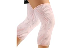 INDEEMAX Knee Support Brace 2 Pack - Compression Knee Sleeves for Men Women Arthritis, Joint Pain, Ligament Injury, Meniscus Tear, ACL, MCL, Tendonitis, Running, Gym, Squats, Sports - M