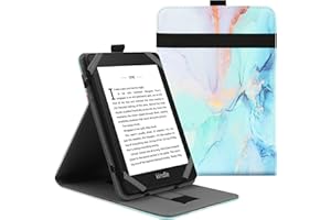 VOVIPO 6-calowy uniwersalny pokrowiec ochronny na kindle Paperwhite Kobo e-Reader, stojak Folio do Kobo/Kindle/Tolino/Pocketbook/Sony 6", z wieloma kątami widzenia-MBL