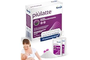 ‎HUMANA Humana piùlatte, Nahrungsergänzungsmittel für stillende Frauen, mit Vitamin B12, Vitamin D3 und Mariendistel-Extrakt, Nahrungsergänzung für die Stillzeit, 14-Tage Packung, Beutel