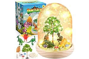 Dislocati Cadeau Garcon 4 5 6-12 Ans, Bricolage Kit pour Fille 6-9 an Cadeau Anniversaire Fille 4-11 Ans Dinosaure Activites Manuelles Veilleuse Jouet Enfant 5-10 Ans Garçon