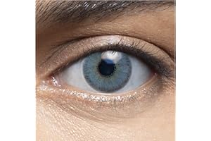 LENSART I Les Lentilles de Contact 1 Paire couleur GLACE BLEUE 2 Pièces I diamètre 14.00 I sans correction | Naturelles Les Yeux Bleu, Sombre