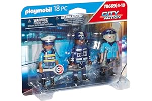 PLAYMOBIL City Action 70669, Squadra di poliziotti, dai 4 ai 10 Anni