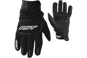 RST Motorcycle Gloves 2100 Rider CE Approved Lightweight Black