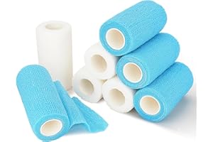 JOYSAL Kinesiologie Tapes 8 Rollen, 10 cm x 4,5 m Haftbandage Selbstklebend, Fixierverband Elastische Selbsthaftende, Selbstklebende Fitness Bandage, Physio Tape Optimal für Sport & Alltag