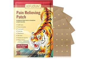 Patchs anti-douleur (20 patchs), Patch du tigre chinois - Baume du tigre pour toutes les parties du corps, Douleurs aux épaules, Douleurs dorsales, Douleurs aux genoux, Douleurs arthritiques