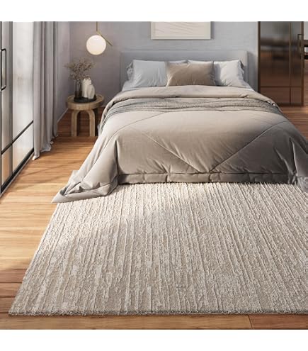 Produktbild von Steffensmeier Handweb Teppich Kos | Wolle (Schurwolle), Grau, Handgewebt, Größe: 160x230 Cm Wohnzimmer Und Schlafzimmer