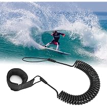 Leash Surf Rétractable EIHI - Pour SUP, Bodyboard, Kayak - Sécurité Cheville