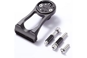wilesev Bicycle Computer Combo Out Front Mount for Wahoo Elemnt,Wahoo Elemnt Bolt,Wahoo Elemnt Mini,Gopro and Bike Light Adapter