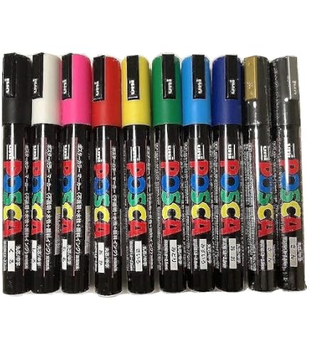POSCA Permanent-Marker Auf Wasserbasis, Für Verschiedene