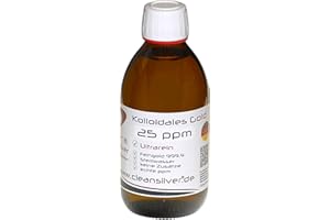 CLEANSILVER Kolloidales GOLD 25ppm, 250ml (Hochrein: Au9999, immer frisch hergestellt, pharm. Sterilwasser)