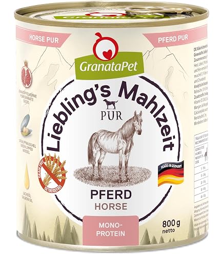 MAC's Dog Mono frisches Pferd (getreidefrei) 6 x 400 g : Amazon.de: Haustier