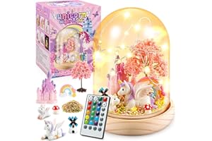 Dislocati Veilleuse Créative pour Enfants, 16 Couleurs + 4 Modes D'éclairage, Cadeau Licorne pour Les Filles de 3 à 10 Ans