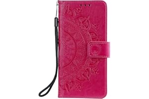 Bnvdfre for Motorola Moto G54 Case Protective Motorola Moto G54 Wallet Phone Case Flip PU Leather Shockproof Card Holder Magnetic Stand Cover for Motorola Moto G54, Red