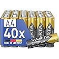 VARTA Power on Demand AA Mignon Batteries (40-pack, economy pack in environmentally-friendly packaging - smart, flexible and 