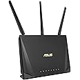 ASUS RT-AC65P - Router para Trabajar Desde casa (Doble-Banda AC1750 Gigabit Triple VLAN, MU-MIMO, USB 3.1, QoS, Modo Punto Ac