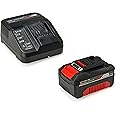 Original Einhell Starter Kit 4,0 Ah Akku und Ladegerät Power X-Change (Li-Ion, 18 V, 75 min Ladezeit, passend für alle Power 