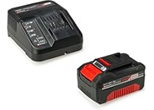 Original Einhell Starter Kit 4,0 Ah Akku und Ladegerät Power X-Change (Li-Ion, 18 V, 75 min Ladezeit, passend für alle Power 