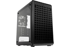 ‎COOLER MASTER Cooler Master MasterBox Q300L V2 Obudowa mATX Mini-Tower - 1 x Preinstalowany Tylny Wentylator 120 mm, Panel ze Szkła Hartowanego, Czysty Routing, Wiele Opcji Chłodzenia, USB 3.2 Gen 2x2 Typu C 20GB/s