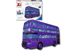 Ravensburger - Puzzle 3D Adultos Harry Potter Autobús Noctambulo | Puzzles 3D para Adultos Y Niños De 8 Años O Más | Maquetas para Montar De 216 Piezas | Regalos Niños 8 Años O Más