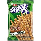 Eti Crax Baharatlı &Ccedil;ubuk Kraker 80 g