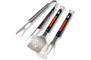 YouTheFan Sportula Spirit Série 3 pièces Ensemble de Barbecue, NFL Chicago Bears