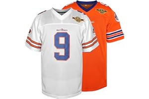 VINKING The Waterboy #9 Bobby Boucher Adam Sandler 50th Anniversary Movie Mud Dogs Bourbon Bowl Fußballtrikot