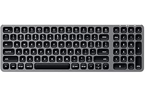 Satechi Tastiera wireless retroilluminata compatta – Bluetooth 5.0 wireless e sincronizzazione multi-dispositivo – per MacBook Pro, MacBook Air, iPad Pro, iMac e altro ancora