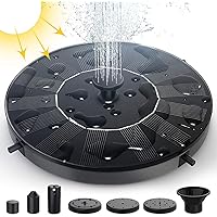 Solar Springbrunnen, EGNBU Solar Teichpumpe Garten Wasserpumpe mit 1W Solar Panel, Solar Schwimmender Fontäne Pumpe mit…