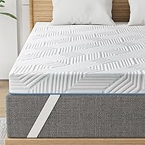 BedStory Geltopper H3 en H4, 140 x 200 cm, 10 cm hoogte, matrastopper van gel-traagschuim met ademende overtrek, voor caravans, slaapbank, boxspringbed