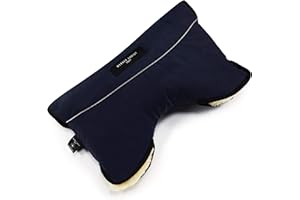 Manicotto per passeggino in pelle di agnello WERNER CHRIST BABY – MOFFY è lo scaldamani ideale per passeggiate in carrozzina in giorni freddi, guanti in pelle d’agnello medicale, in blu navy