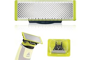 DNMH 1 Pièces Lames de rechange compatibles avec les modèles OneBlade et OneBlade Pro, lames de rechange en acier inoxydable QP230/50 pour QP14xx, QP25xx, QP26xx, QP27xx, QP28xx, QP65xx, QP66xx