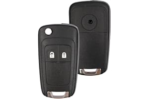 Betterher 2 Tasti Guscio Chiave Auto Telecomando Cover compatibile con Chevrolet Aveo Matiz Cruze Captiva Spark Orlando Trax Opel Astra Insignia Vectra