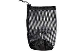 NiceLand Sac de Balles de Golf, 1 Pièces Pochette de Golf en Filet de Nylon, Cordon de Serrage Sac de Rangement pour Support de Balles de Golf, Sac de Golf Portable en Maille Haute Résistance