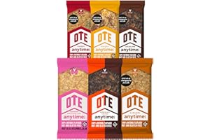 OTE Anytime Bars - Energy Bars for Cycling - Cycling Nutrition Bars - Nut Free Snacks for Running - Endurance Flapjack Bars - Box of 16 x 62g
