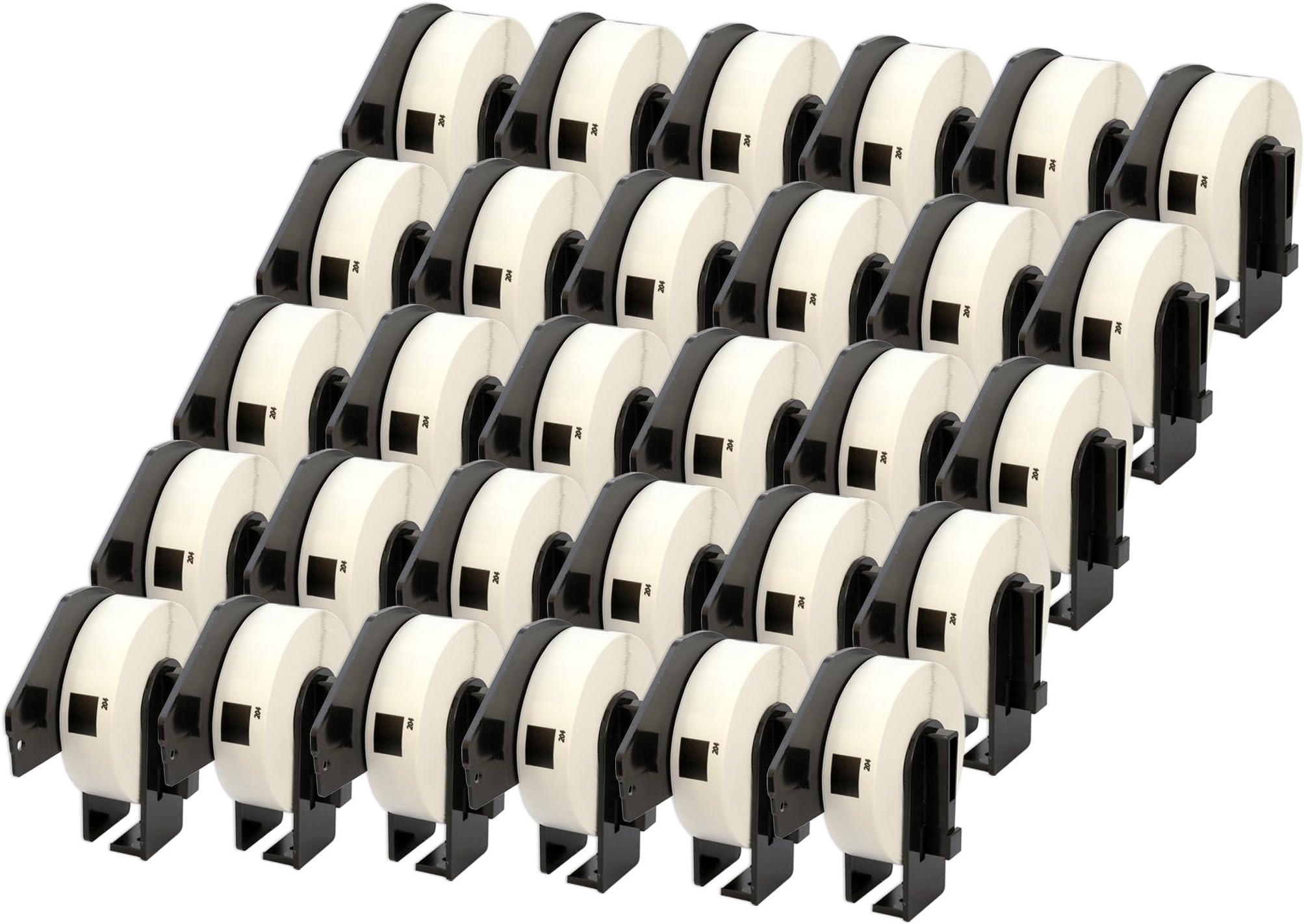 30x DK-11204 17 x 54 mm Compatible Multipurpose Labels Rolls (400 Labels per Roll) for P-Touch QL-1110NWB QL-1100 QL-1060N QL-500 QL-500A QL-570 QL-580 QL-700 QL-710W QL-800 QL-810W QL-820NWB