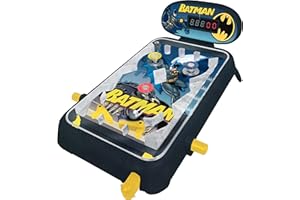 HUNTER PRICE Batman Electronic Super Pinball Game Kids Mini Table Top Arcade Machine