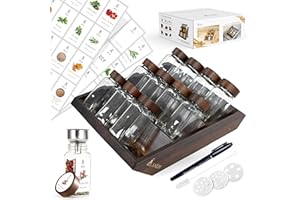SAEIV Frascos De Especias Cuadrados Con Estante De Madera De Acacia 2-En-1 (FCM®) - Juego De 12X120Ml Saleros, 120 Etiquetas, Compatible Vertical & Cajón - Estante Cajón & Frascos Sin BPA