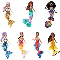 Mattel Disney La Petite Sirène Coffret Ariel Et Ses Sœurs Avec 7 ...