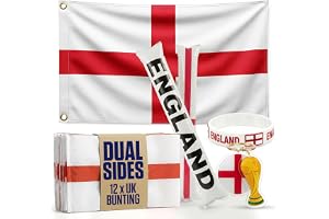 Jester Fiesta 2026 World Cup Supporter Set – Bunting, Thundersticks, Wristband & Keyring – Football Fan Set for World Cup, Pa