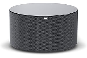 Loewe klang sub1 Basaltgrau, kabelloser Subwoofer, 160 Watt Ausgangsleistung, vibrationslos, 2 x 4-Zoll Tieftöner und 4 x 4-Zoll Passivlautsprecher.