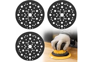 BESPOTCL Schutzauflage Ø 150mm 70-Loch, 3 Stück Schleiftellerschoner mit Klettverschluss, Kompatibel mit MIRKA 8295612111, Schutzpolster für Exzenterschleifer, Polierteller Schutzmatte für Schleifteller