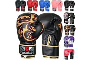 BE SMART INTERNATIONAL LTD 4oz 6oz 8oz Kids Boxing Gloves Junior Mitts PunchBag Children Gel Pad Glove