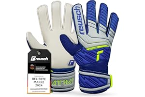 ‎REUSCH Reusch Attrakt Solid Junior Torwarthandschuhe|Für Kinder 5–16 Jahre|Stabiler Grip mit Solid Latex|Bequemer Sitz und Rundumbandage|Atmungsaktiv und robust|Für Training und Spiel