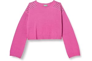 United Colors of Benetton Maglia Girocollo Manica Lunga Bambine e Ragazze