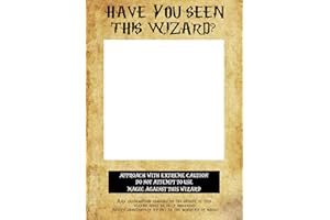 PLAYCRATE Wizard Selfie Frame Photo Selfie Booth Have You seen This Wizard Frame Prop Kids Halloween Birthday Party Decorations