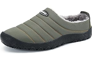 DAFENP Zapatillas de Casa para Hombre Mujer Pantuflas Zapatillas Invierno Pelusa Antideslizante Cálido Confortables Casa Interior y al Aire Libre