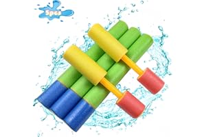 FOX·BUNNY Water Guns Kids, 5 pack Water Pistols for Kids Toddlers Outdoor Pool Beach Toys, for Party Favors Pool Garden Outdoor