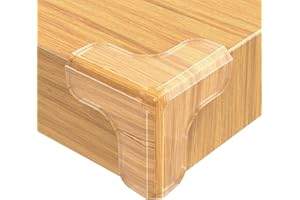 8 Stücks E-PROUSE Kantenschutz Eckenschutz Baby Kantenschutz Selbstklebend Transparent Tischkantenschutz Eckschutzkanten Baby